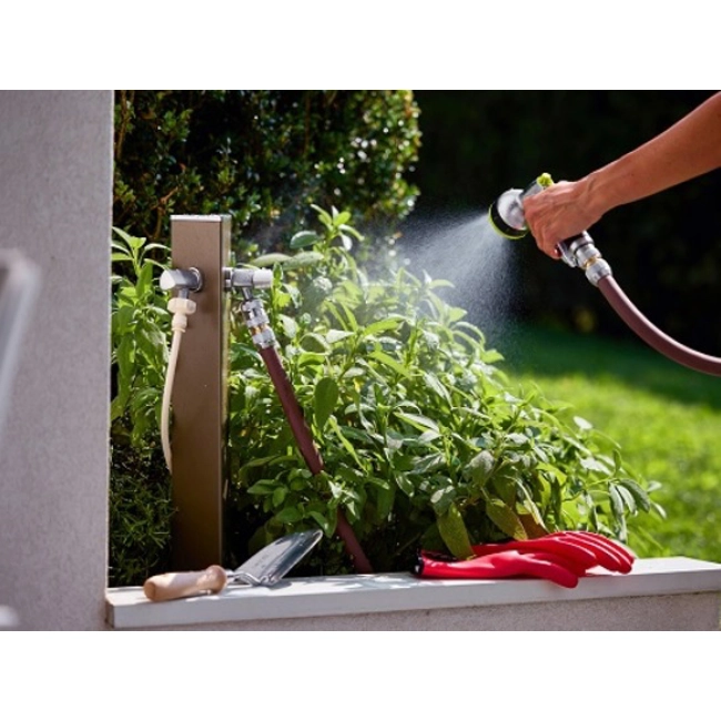 Vendita online Pistola metallo cromato 8 regolazioni d'innaffio